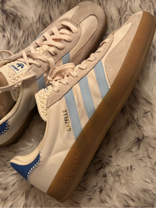 adidas Other - adidas Gazelle Cream Blue Gum Athletic Shoes